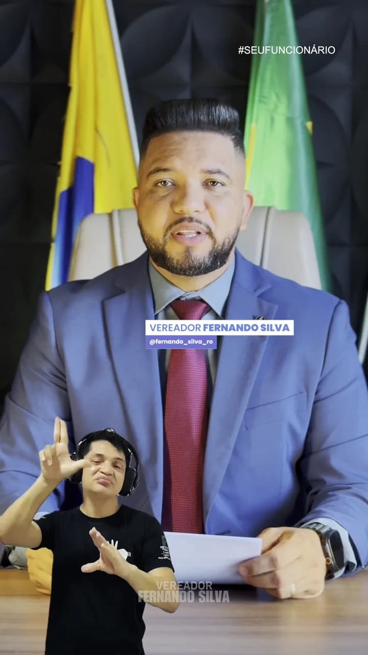Vídeo com intérprete de LIBRAS e Fernando Silva — Atendimento Acessível na Saúde